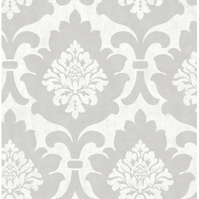 Aghaleck Damask 10m x 53cm Wallpaper Roll