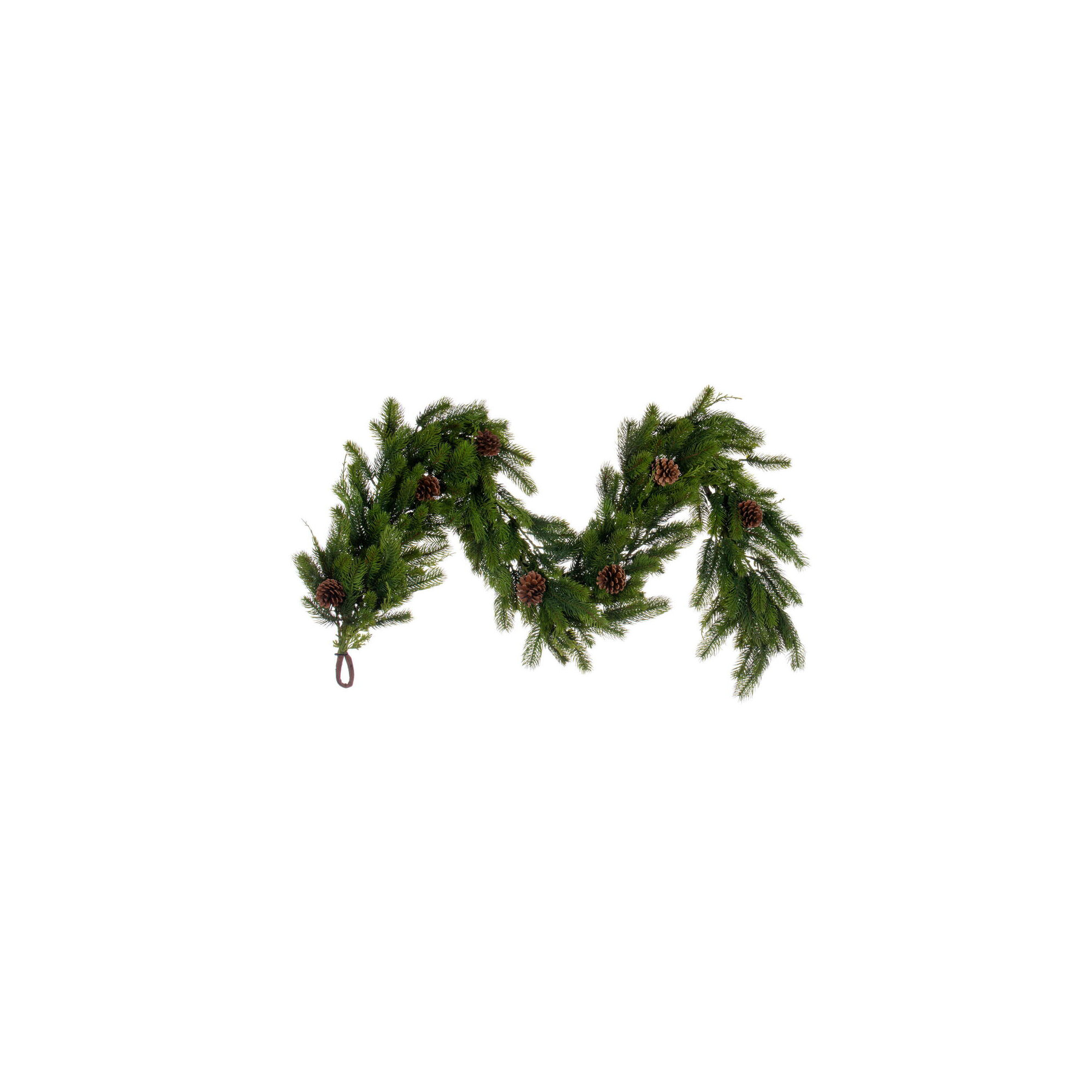 The Holiday Aisle® 6' x 12" Holiday Pine Garland with Cones