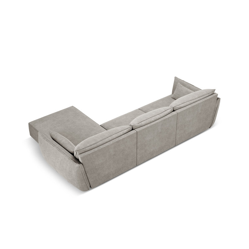Aeneus 4 Seater Corner Sofa , Light Grey