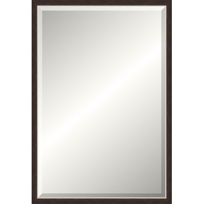 Silver and Espresso Gallery Mirror