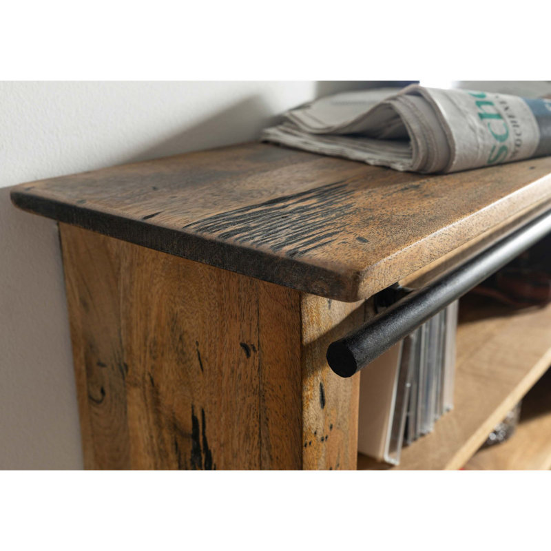 Railway Mango Solid Wood Floating Shelf