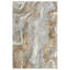 Tapis brun / beige à motif abstrait marbré-1807578301