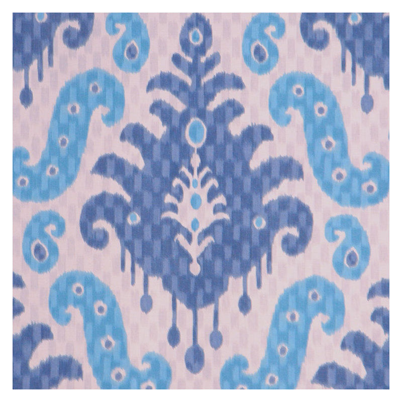 Tissu Parveen, Bleu Persan