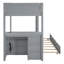 Lit superposé simple au-dessus de simple avec lit gigogne simple-700165389-700165388