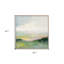 «Glowing Valley White Floater Frame Wall Art»