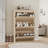  Shoe Cabinet with 3 Flip Drawers, Wooden Shoe Cabinet with Adjustable Shelf, Shoe Storage for Entryway, Hidden Shoe Cabinet for Hallway, Living Room, Natural Oak-1708437955