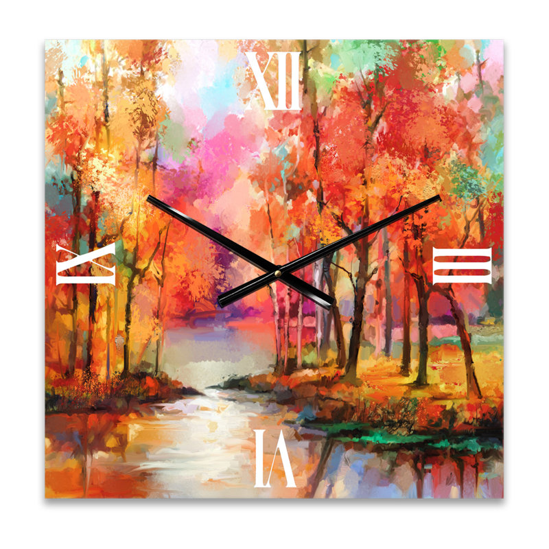 Horloge murale d'automne, Moyen