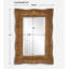Miroir festonné doré antique Caterina