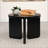 Round Wooden End Table