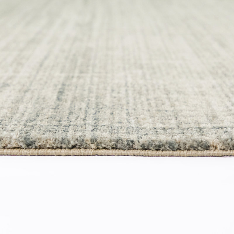 Tapis abstrait moderne beige Orlovsky, 5 pi 3 po x 7 pi