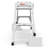 Aluminum Work Platform Large Size Step Stool Folding Portable Work Bench 40"  Width Telescopic Feet 22" -27.5" Height Adjustable