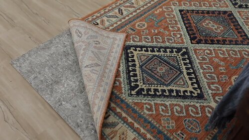 Rugs.com - 8 ft Runner Everyday Performance Rug Pad 1/4 Thick Felt & Non-Slip Backing Perfect for Any Flooring Surface