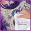 Édredon bleu, mauve, fleurs-123334784