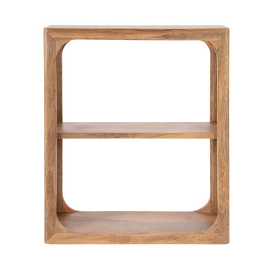 Dahl Tiered Mango Wood Wall Shelf for Bathroom Storage
