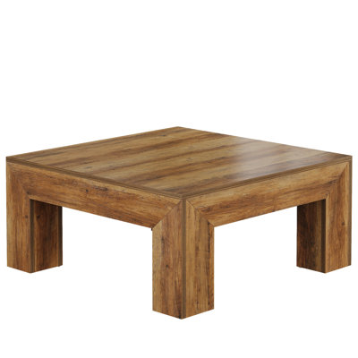 Farmhouse Rustic Square Coffee Table
