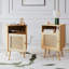 Table de chevet Bravin en brun