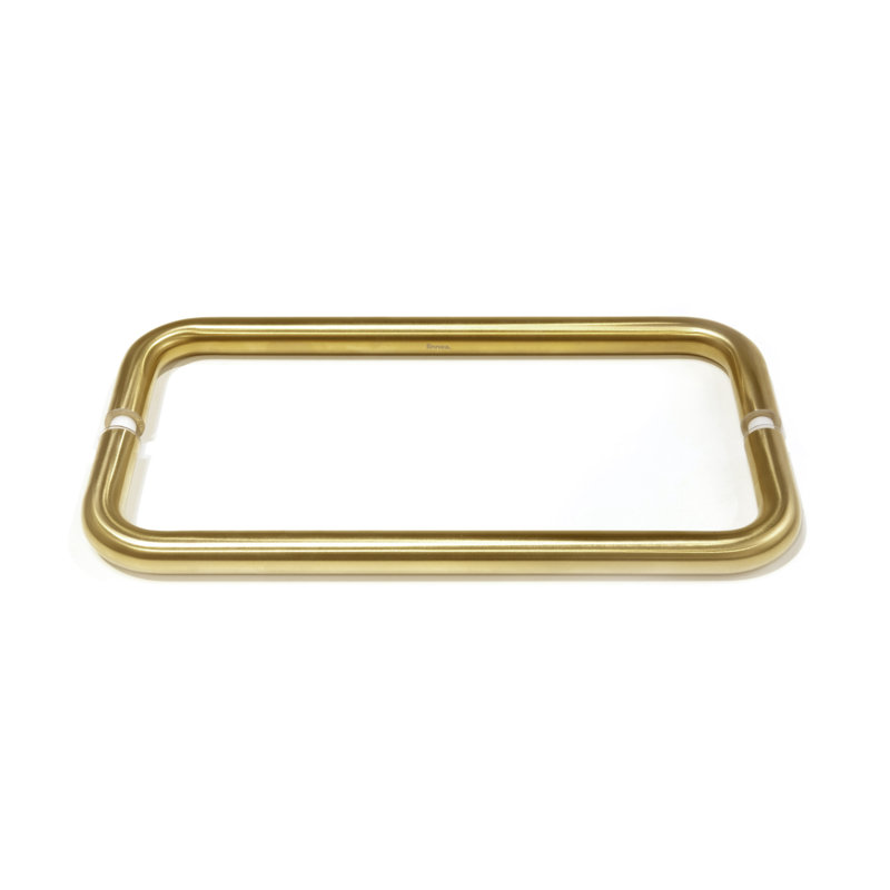 Hardware, Satin Brass, 0.75"H x 12.56"W x 3.23"D