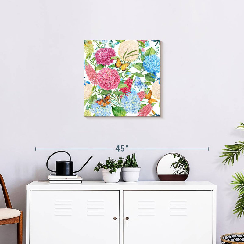Floral Spring Garden, 20" H x 20" W