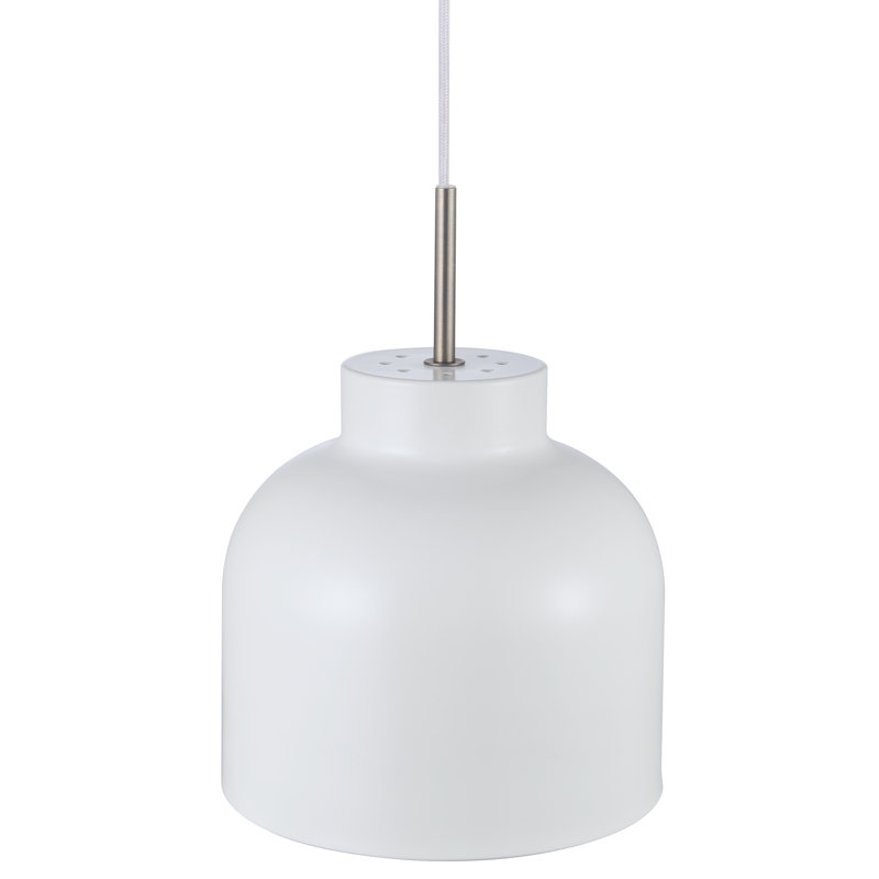 1 - Light Chrome Single Pendant, 222cm H x 23cm W x 23cm D