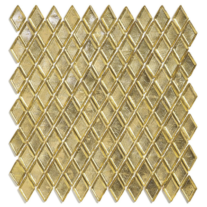 Buvango 7/8" x 1-5/8" Diamond Glass Mosaic