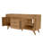 Hoult 72 in. Natural Teak Double Bathroom Vanity with Engineered Stone Top