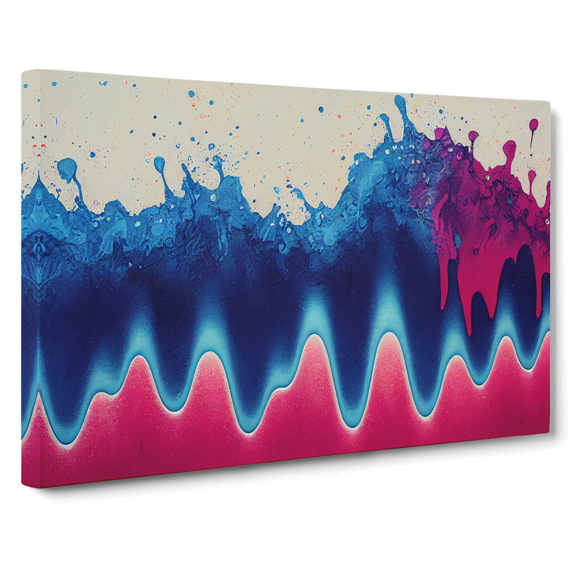 Modern Audio Equalizer Art Vol.3 Abstract - Wrapped Canvas, 35cm H x 50cm W x 3cm D