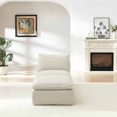 Modern Corduroy Cloud Sofa, Can Be Freely Combined And Has A Comfortable Sitting Experience, Suitable For Modern Living Room Furniture In Homes, Apartments, And Offices