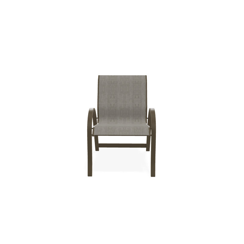 Aruba Outdoor Dining Armchair, Beachwood
