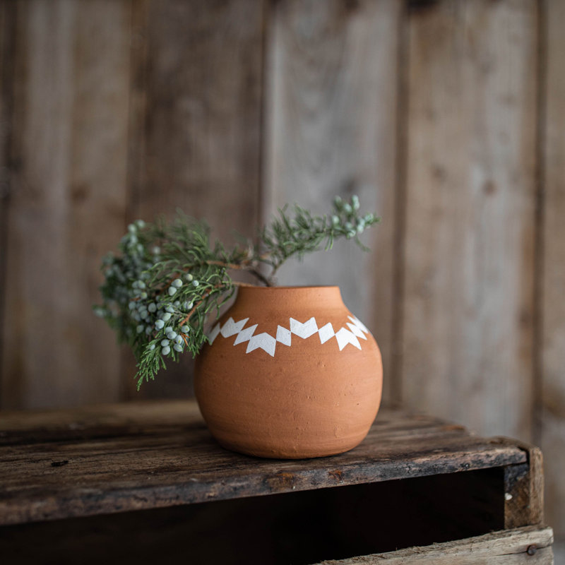 Vase en terre cuite Union Rustic White