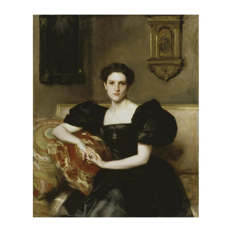 Elizabeth Winthrop Chanler (Mme John Jay Chapman) par John Singer Sargent - Estampe numérique, H 28 po x l 22 po