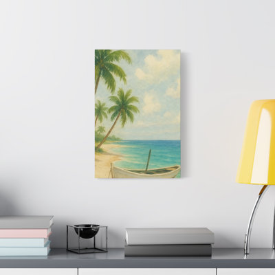 Apel Single Picture Frame Print on Canvas