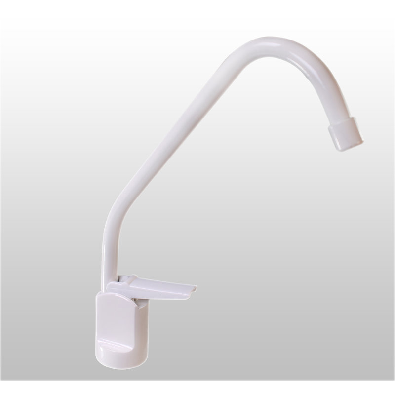 8" Touch-Flo Style Pure Cold Water Dispenser Faucet, Powder Coat White