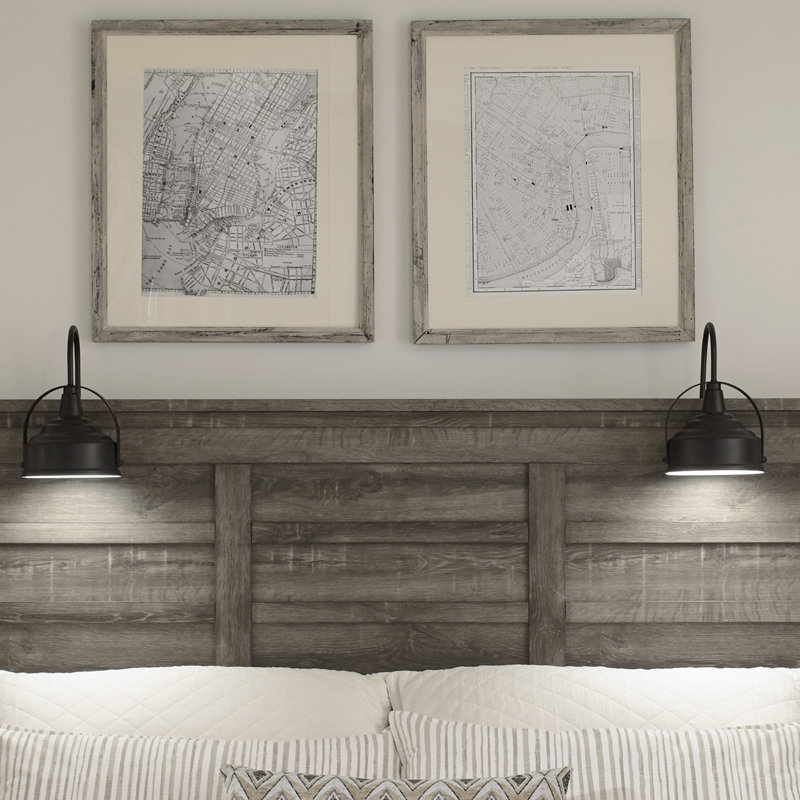 Lafever Panel Bed w/ LED Light, King