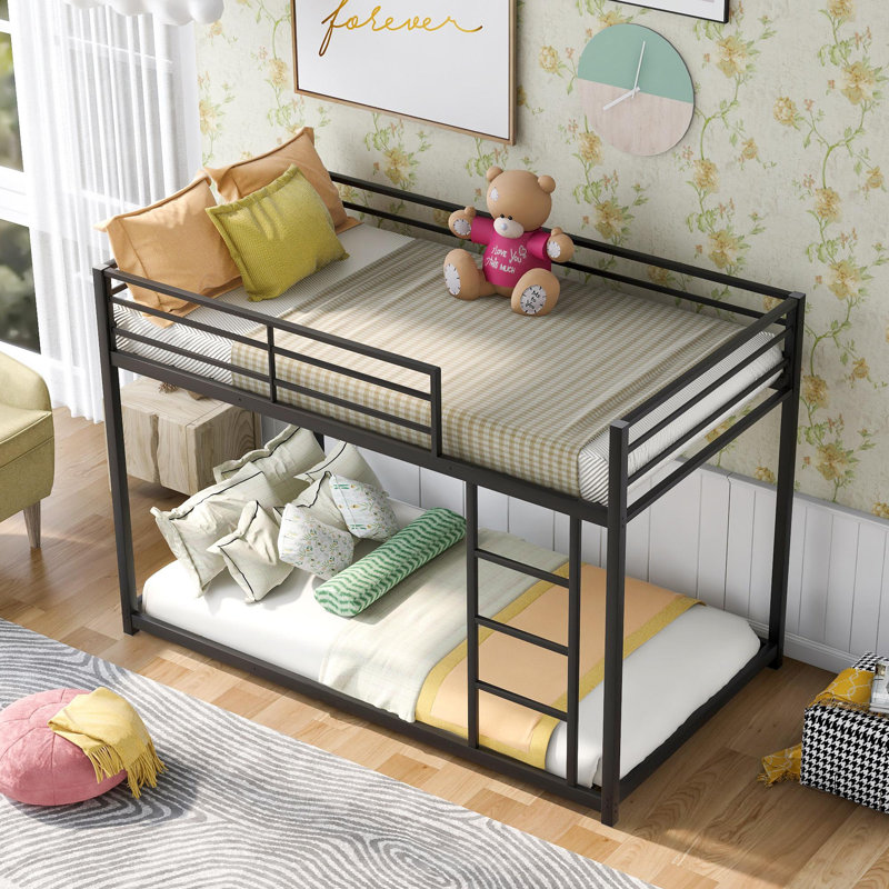 Orth Kids Bunk Bed, Black, Twin over Twin