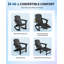 2 chaises berçantes pliantes Adirondack avec repose-pieds rétractable - PEHD texturé bois, porte-gobelet pour patio-425503365