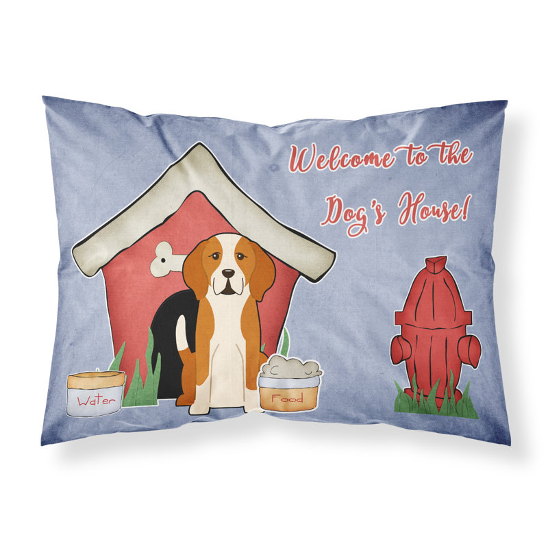 Taie d’oreiller chien house, Foxhound anglais