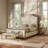 Lalia Modern Hammered Metal 3-Piece Bedroom Set-698997502-698997501-698997496