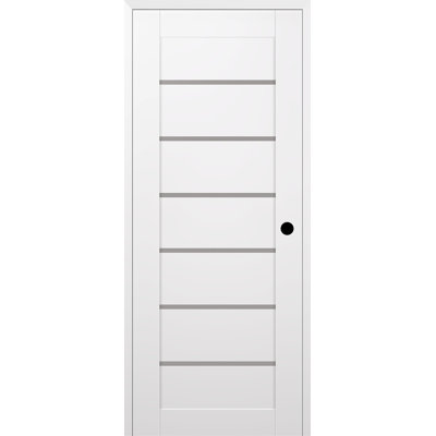 Porte intérieure pré-suspendue simple Alba