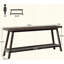 Canapé à 2 niveaux, console, table d'appoint