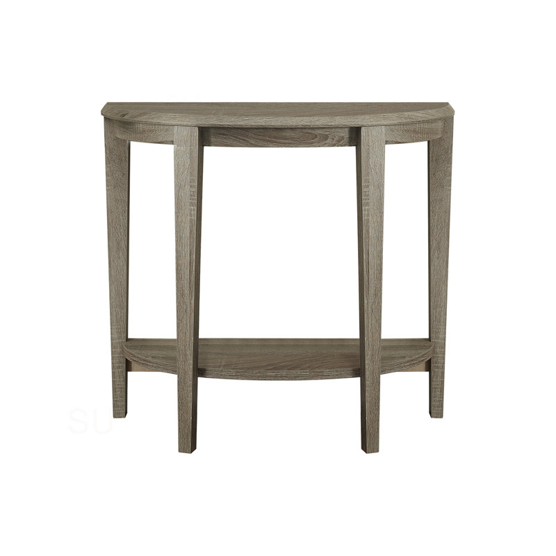 Accent Table, Console, Entryway, Narrow, Sofa, Living Room, Bedroom, Brown Laminate, Contemporary, Modern, Taupe