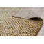 Tapis doré en laine noué à la main Minerville-1894347921