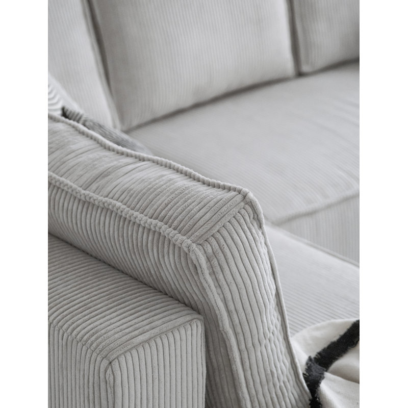 Sofa Bed, Left Hand Facing, Beige