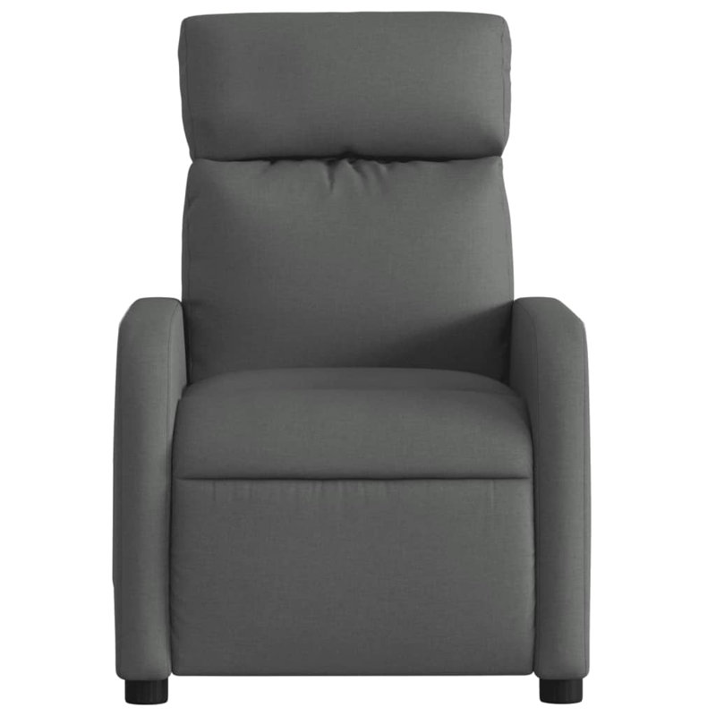  Fauteuil de massage inclinable gris foncé