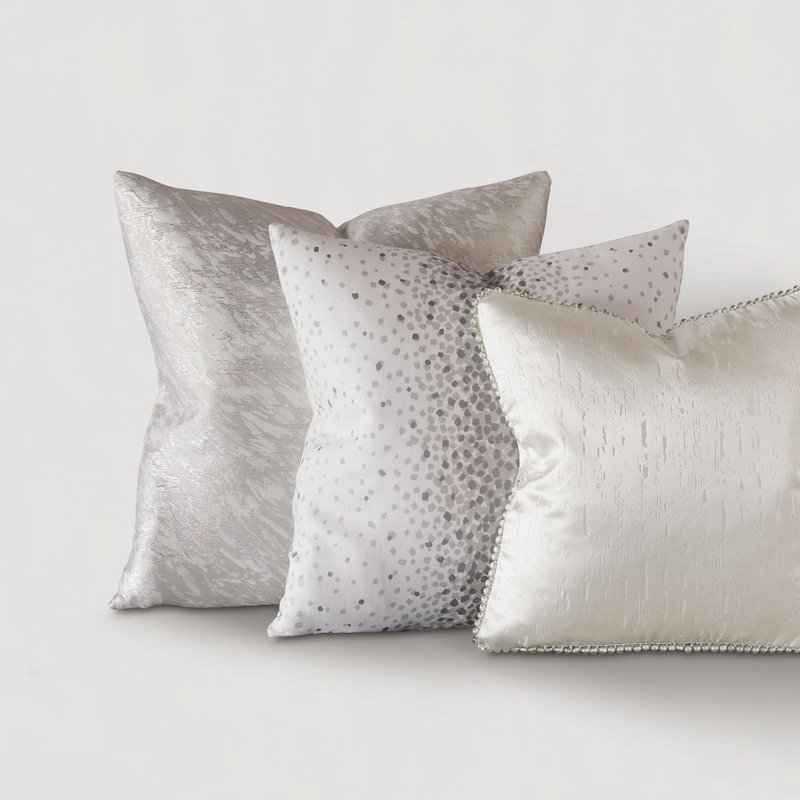 Vionnet Abstract Throw Pillow, Bliss Blend