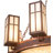 16 - Light Dimmable Wagon Wheel Chandelier
