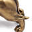 11.5X3.5X6.5" Lifelike Dachshund Figurine With Copper Finish