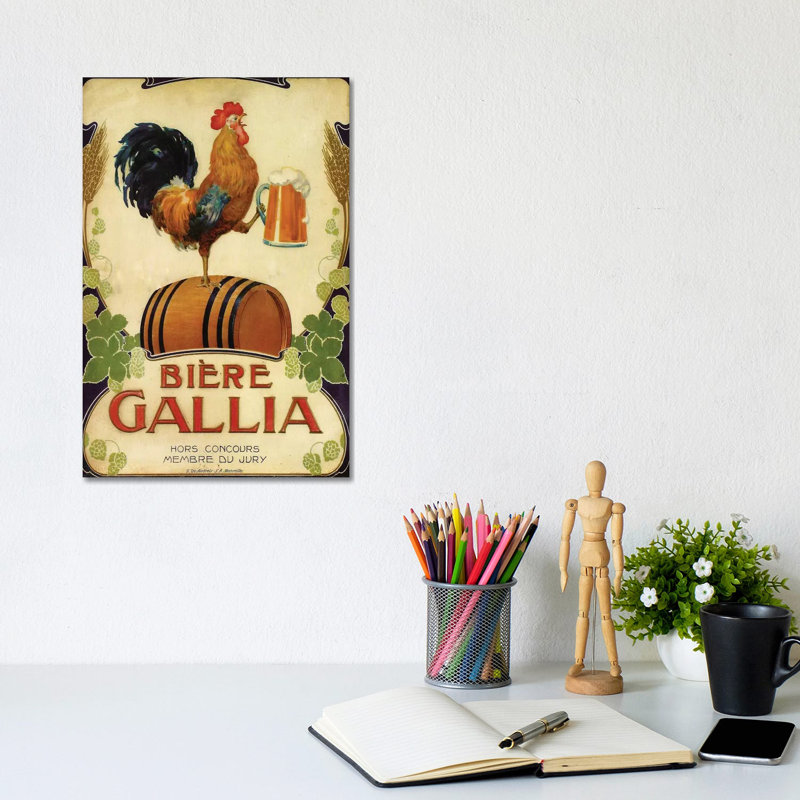 Bi¨re Gallia - Wrapped Canvas Print, 20.32 cm H x 30.48 cm W