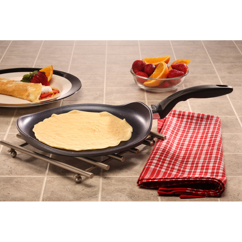 Aluminum Non-Stick Crepe Pan, 10.25" Diameter