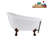 53.1'' x 25.6'' Soaking Acrylic Bathtub-72770162-76275071