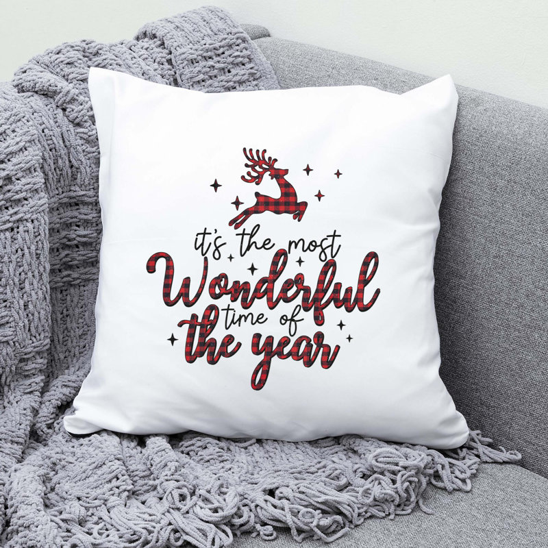 Christmas9 Reversible Throw Pillow, 20" x 20"